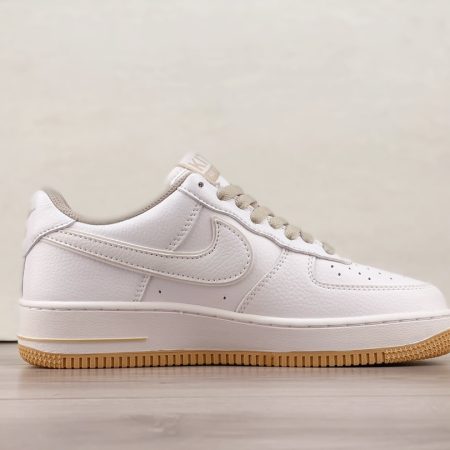 Nike Air Force White Brown - Image 2