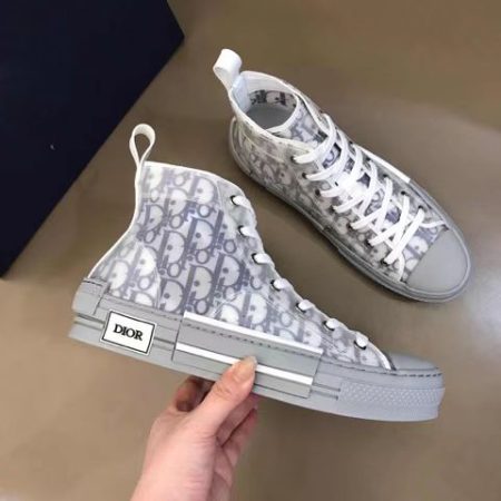Dior B23 Luxury Shoes with white print logo - Image 3