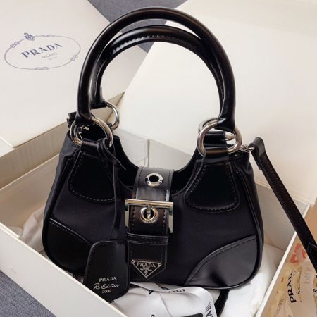 Prada Moon Re-Nylon Handbag - Image 5