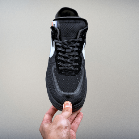 OFF-WHITE x Air Force 1 Low Black White 2.0 - Image 3