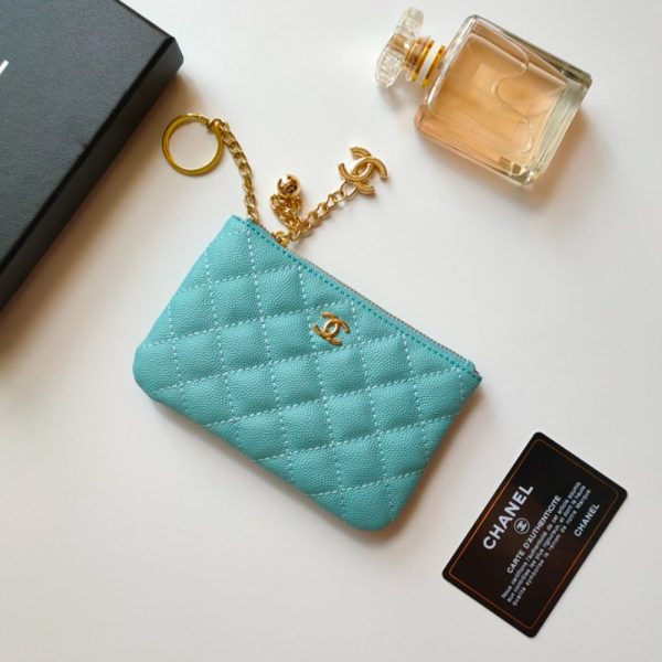 Chanel Pendant Zipper Coin Wallet