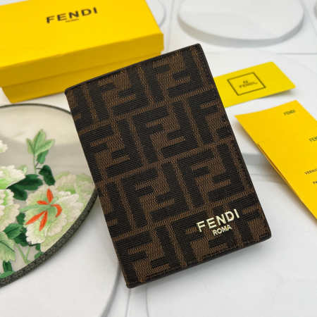 FENDI Canvas&Leather Wallth
