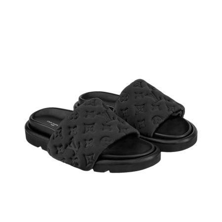 LV Pool Pillow Fashion Flat Flip-flops Slide Sandal