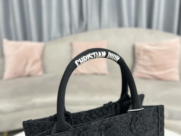 Dior Book Tote Small D-Lace Macrame