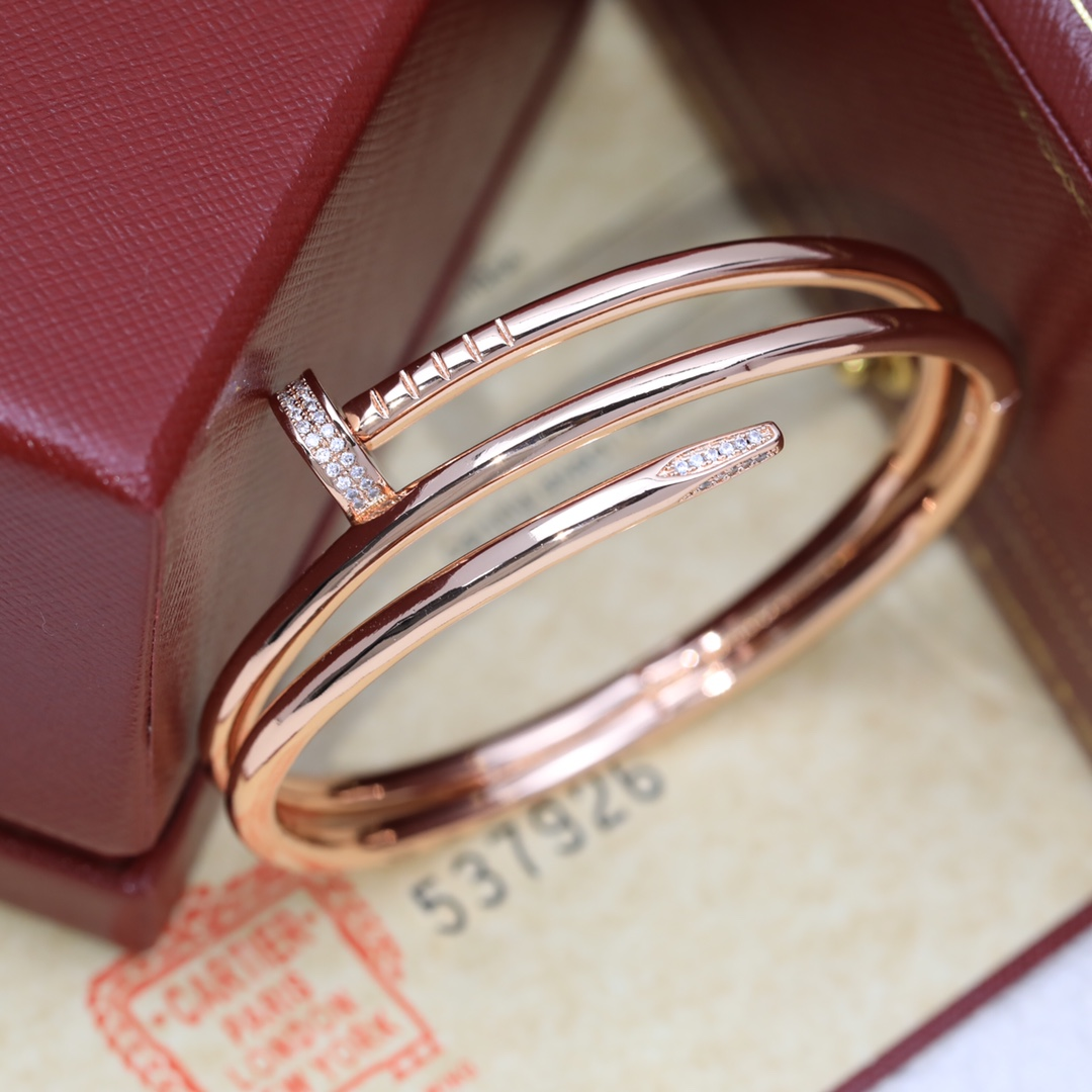 Cartier 3-color JUSTE UN CLOU bracelet - Image 9