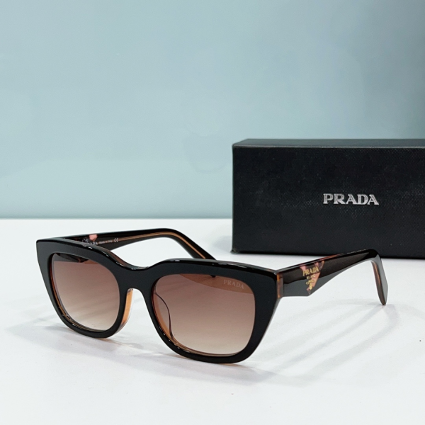Prada Mirror leg print Logo  sunglasses Top quality
