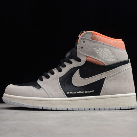 Air Jordan 1 Neutral Grey Hyper Crimson 555088-018 - Image 2