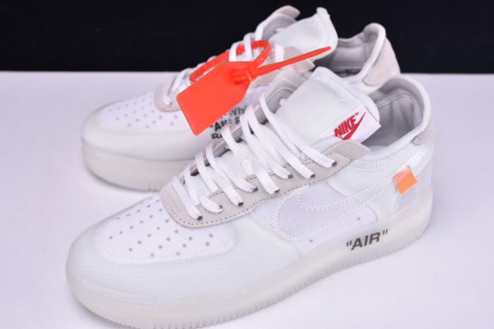 NIKE AIR FORCE 1 LOW OFF-WHITE All White AO4606-100 - Image 13