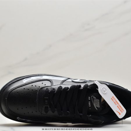 Nike Air Force 1 '07 QS Black Skeleton 2019 BQ7541-001 - Image 3