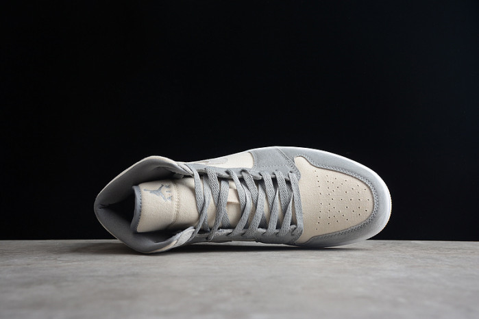 Jordan 1 Mid SE Coconut Milk Particle Grey DN4281-100 - Image 5