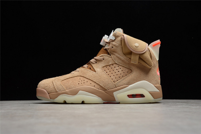 TRAVIS SCOTT X AIR JORDAN 6 BRITISH KHAKI DH0690-200 - Image 2