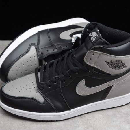 Air Jordan 1 Retro High OG Shadow Black Grey 555088-013 - Image 11