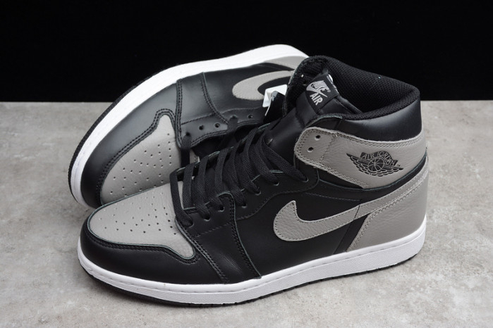 Air Jordan 1 Retro High OG Shadow Black Grey 555088-013 - Image 11