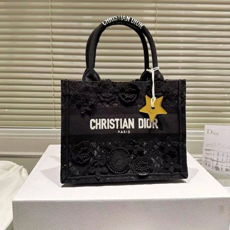 Dior Book Tote D-Lace Macrame Bag - Image 2