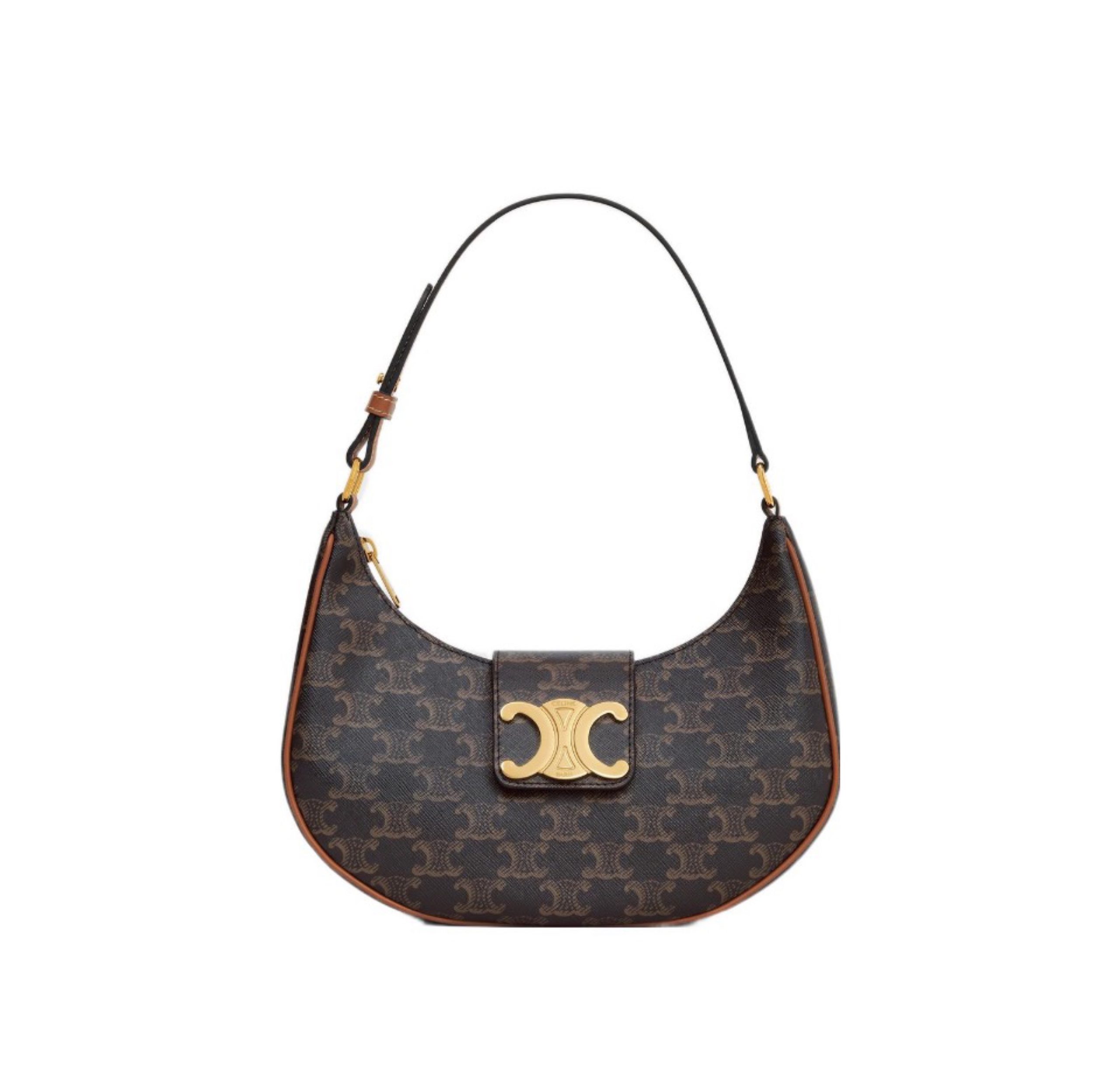 Celine Triomphe Canvas&Leather hand shoulder bag - Image 1