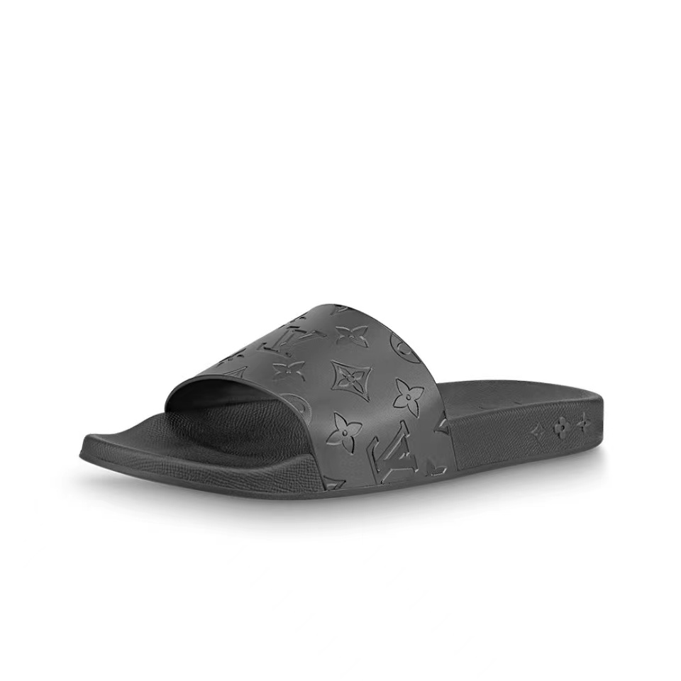 LV Rubber Fashion Plaid Flip-flops Slide Sandal - Image 2