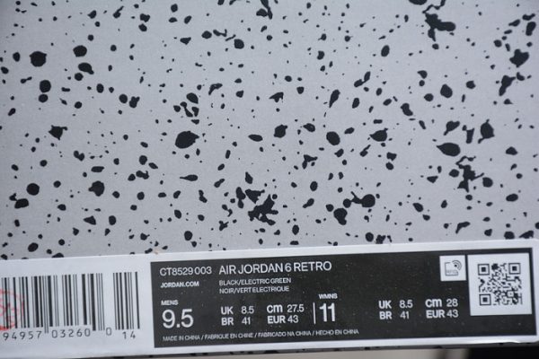 Air Jordan 6 Electric Green CT8529-003