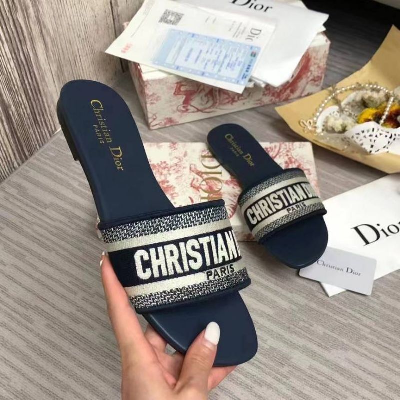 Dior Dway Slide Slipper Sandals - Image 6