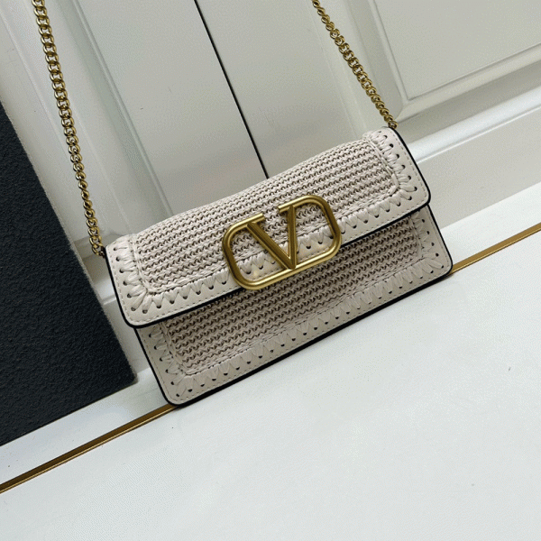 Valentino Raffi Straw Bags