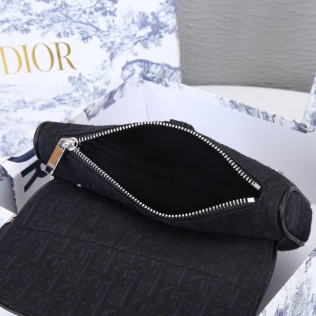 Dior SADDLE Bag Mini Saddle Bag with Original Box - Image 8