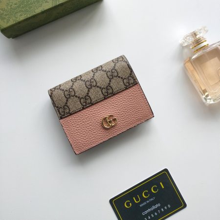 Gucci Unisex GG Marmont Card Case Wallet - Image 7