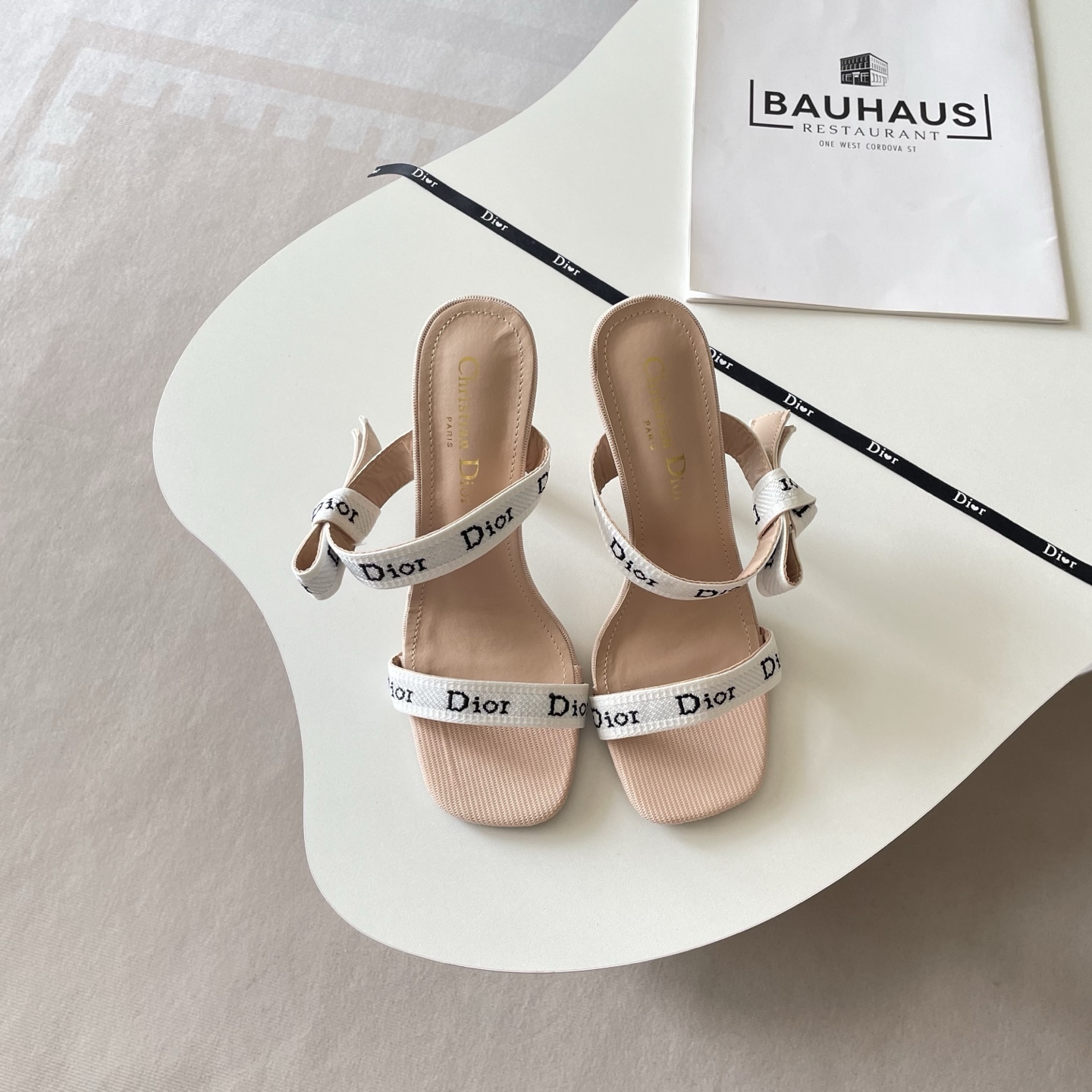Dior High-Heeled Chunky-Heeled Sandals - Image 1