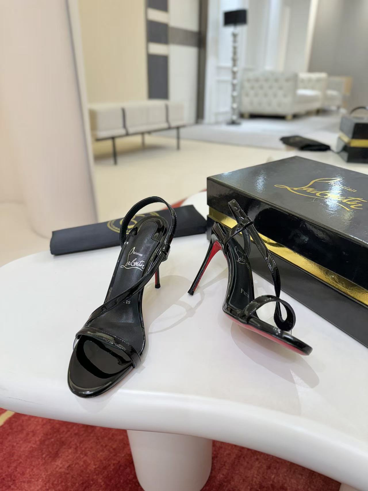 Christian louboutin Siver Heels - Image 1