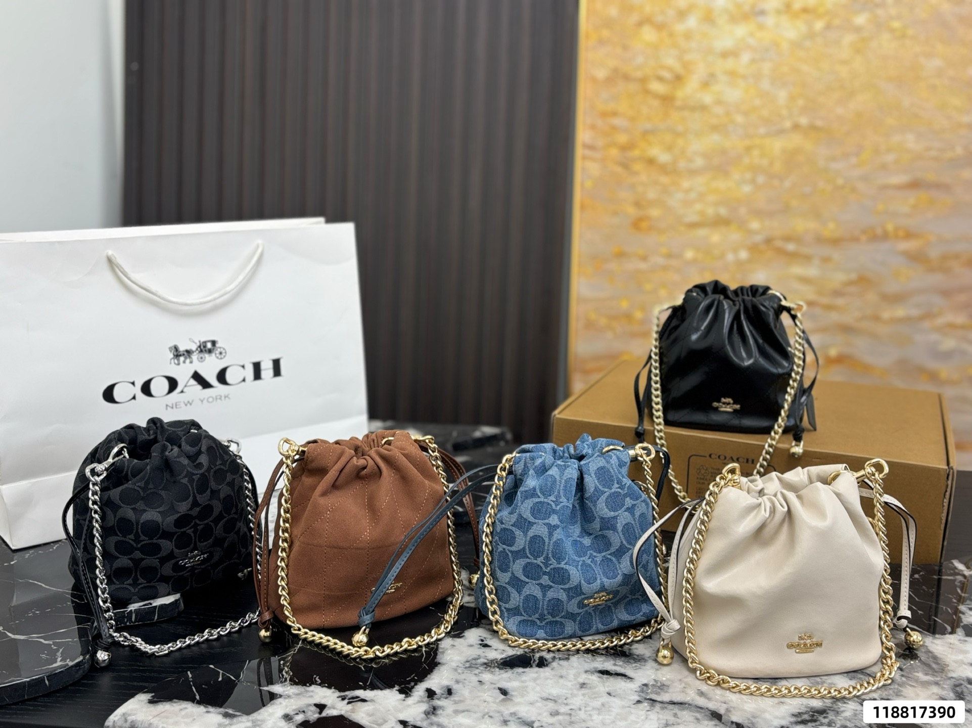 Coach's Faye Mini Drawstring Bag - Image 2