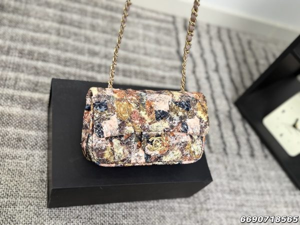 Chanel Sequined CF Chain Bag