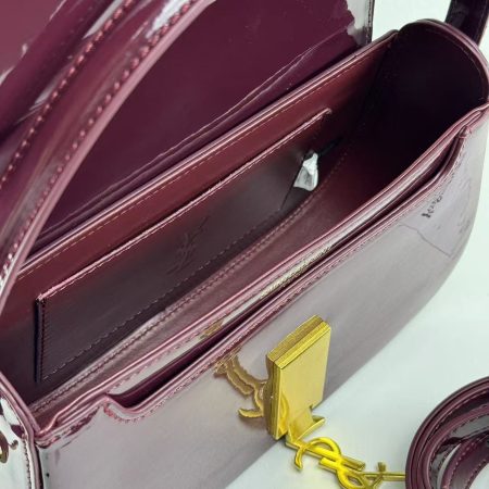 Saint Laurent YSL Top-Handle Bag in Patent Leather - Image 7