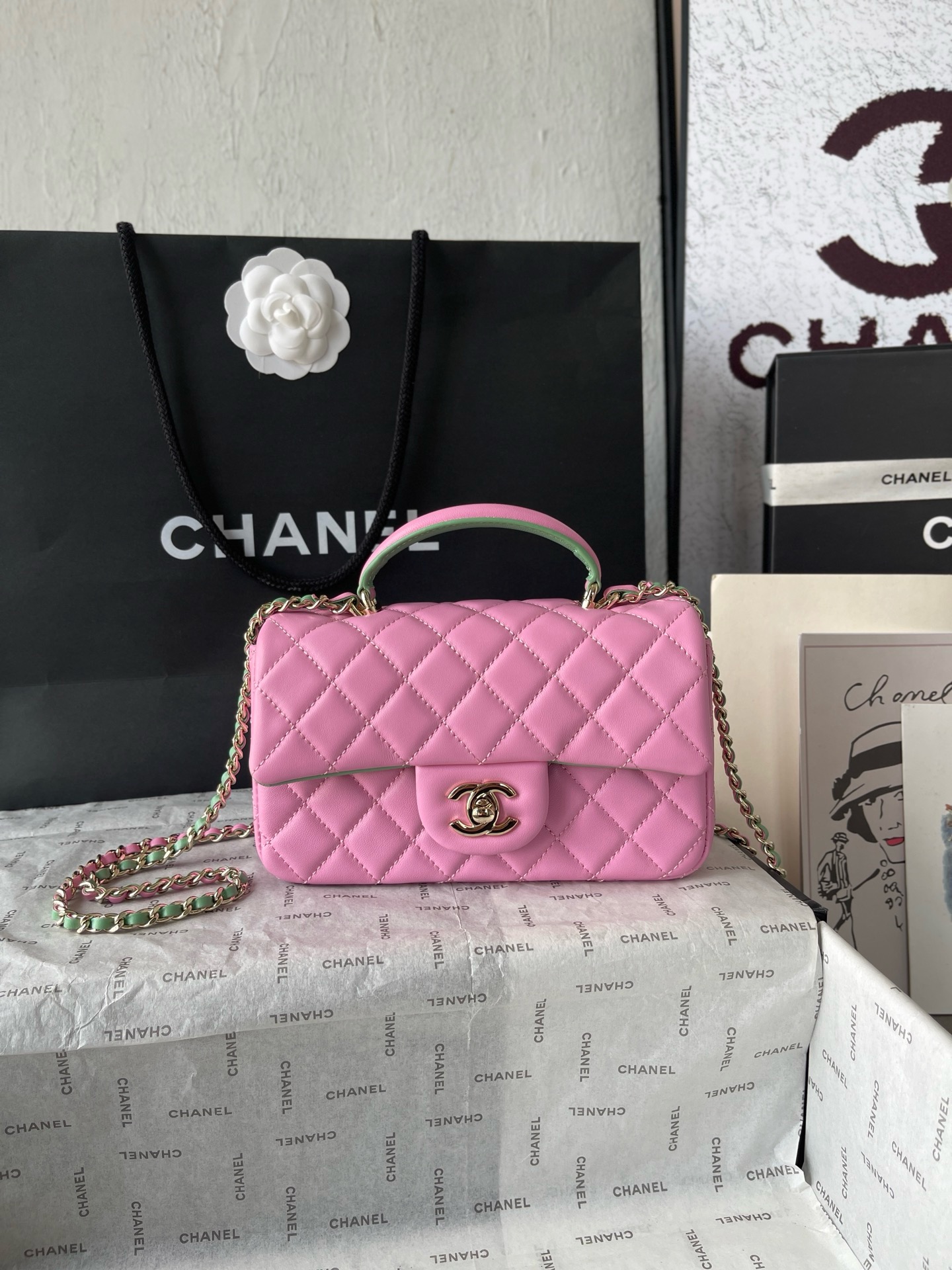 Chanel CF Handbag - Image 10