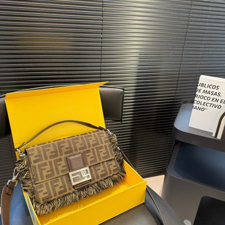 Fendi Tassel Baguette Bag