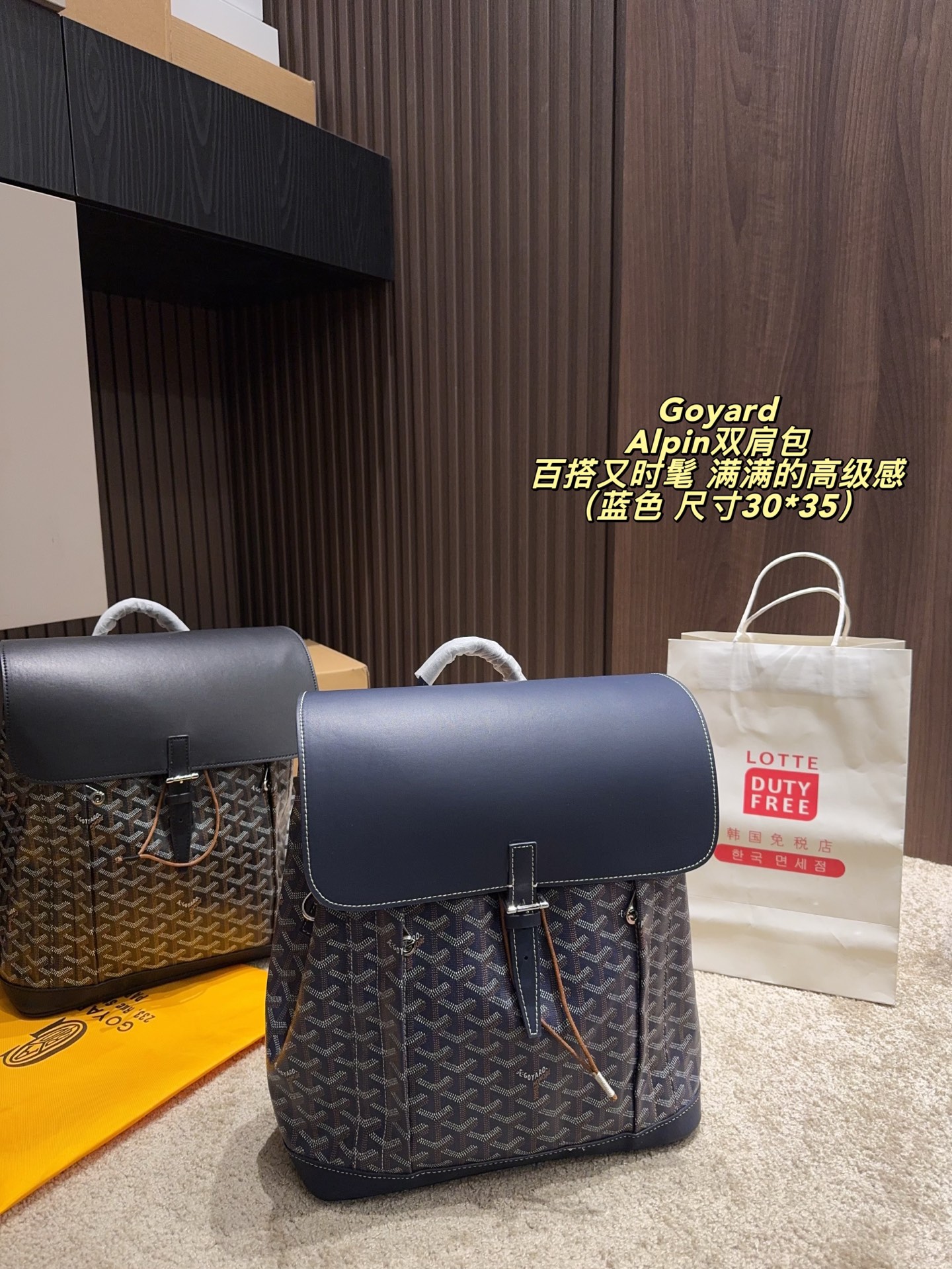Goyard Alpin MM Backpack Bag - Image 1