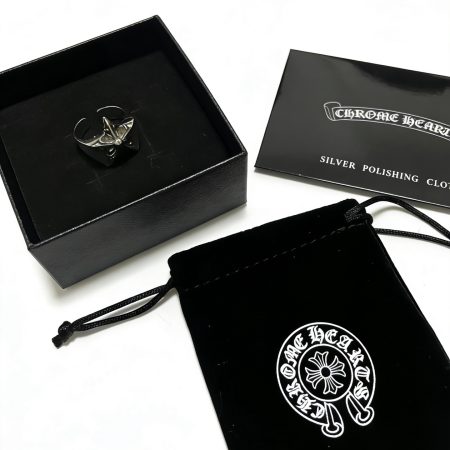 Chrome Cross Ring