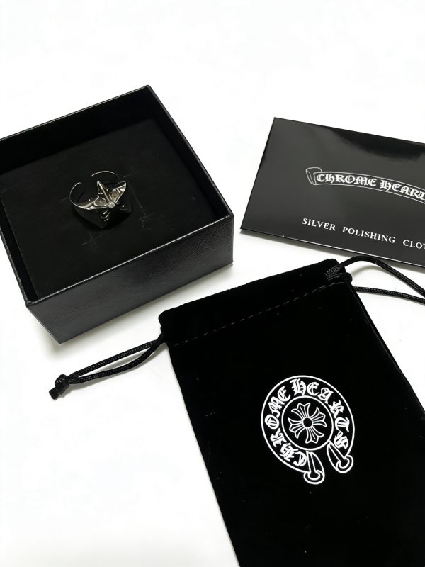 Chrome Cross Ring