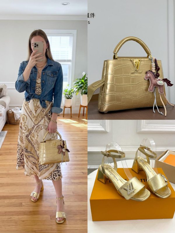 LV Shoes & Bag Set