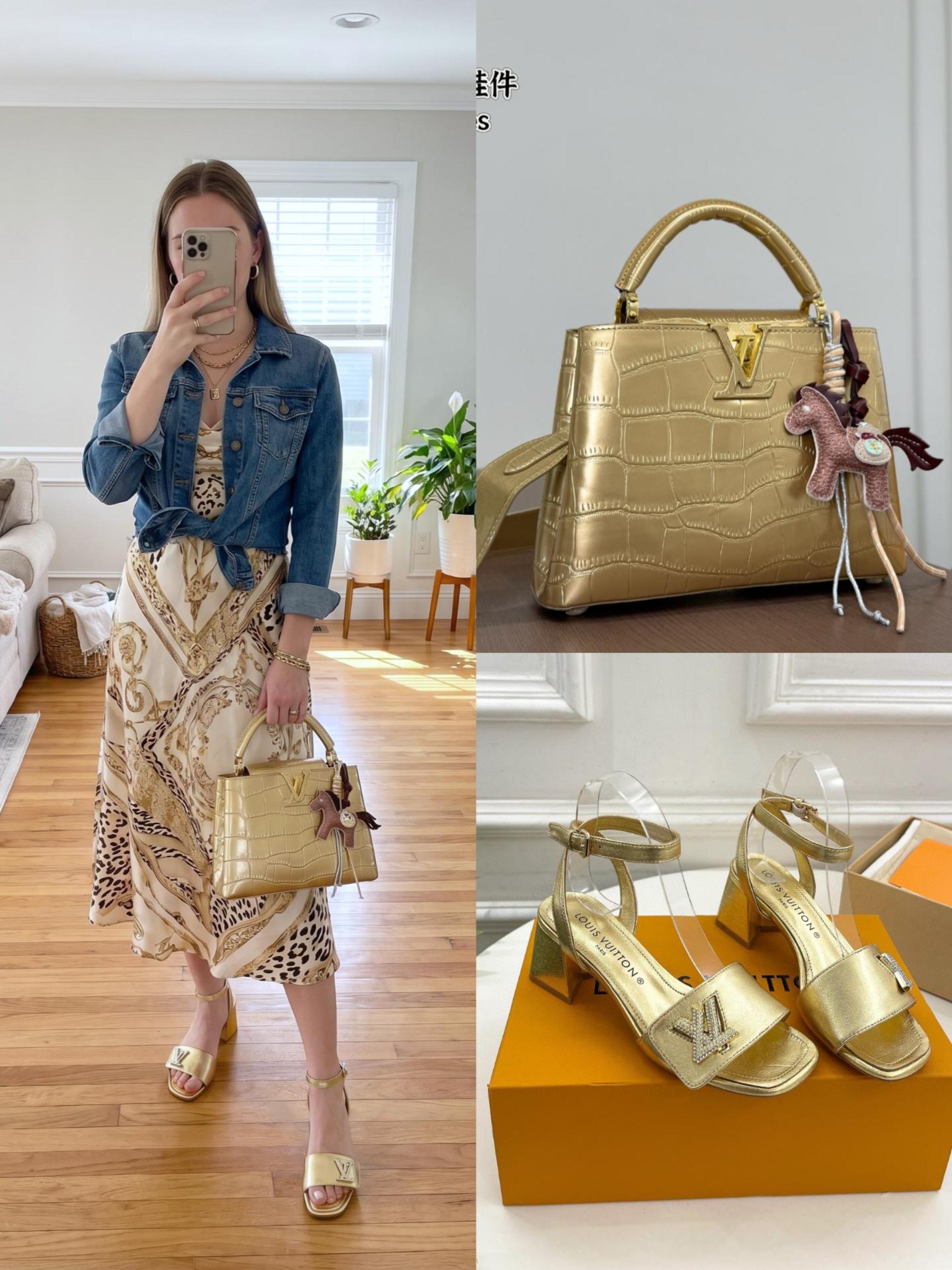 LV Shoes & Bag Set - Image 1