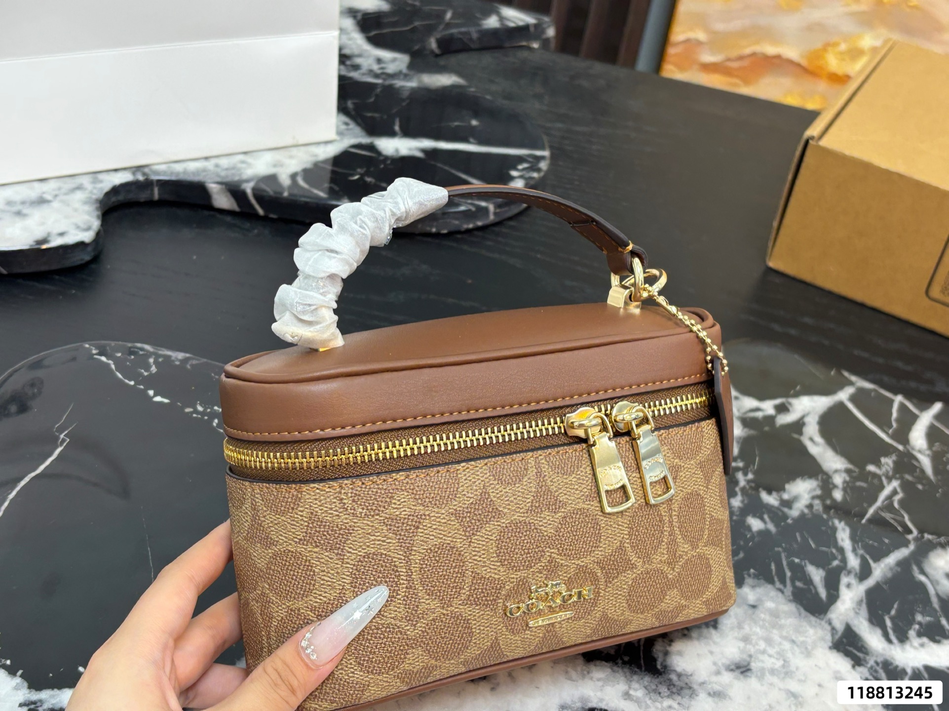 Coach Cosmetic Bag - Image 4