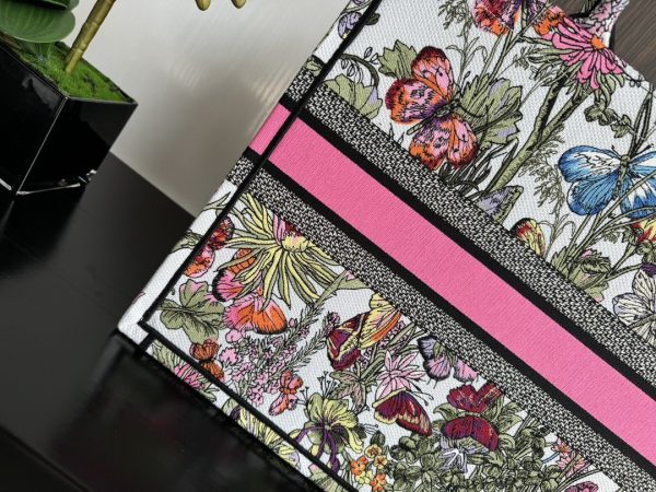 Dior Book Tote Bag Butterflies