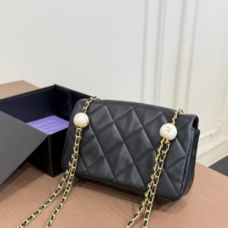 Chanel Pearl Large Mini Quilto Bag - Image 11