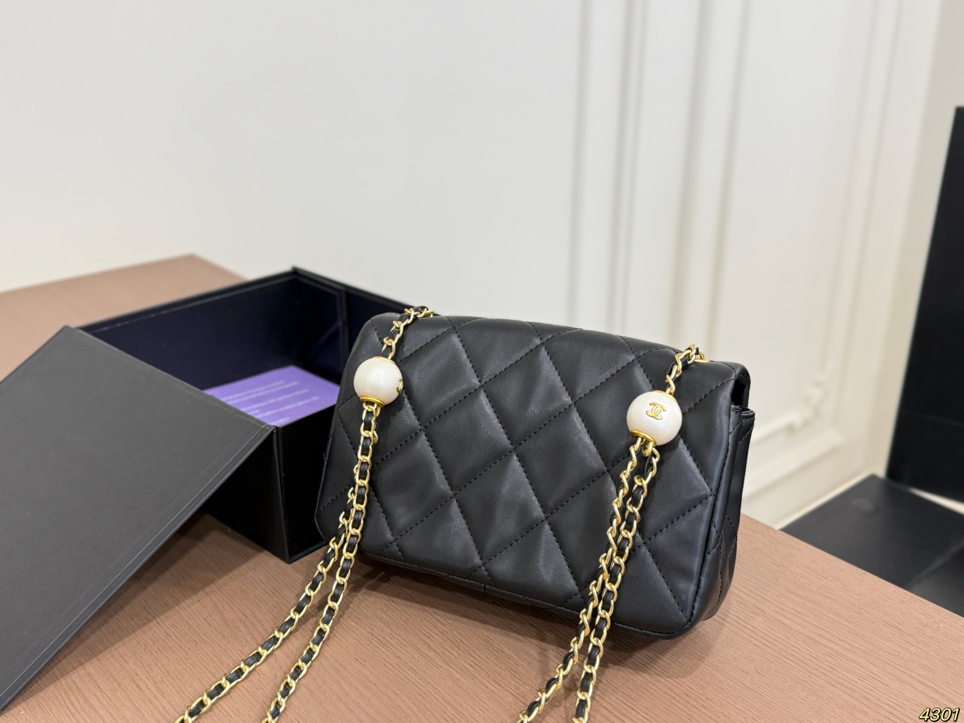 Chanel Pearl Large Mini Quilto Bag - Image 11