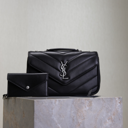 YSL LOULOU Small Quilted Leather Bag 10A - Image 1