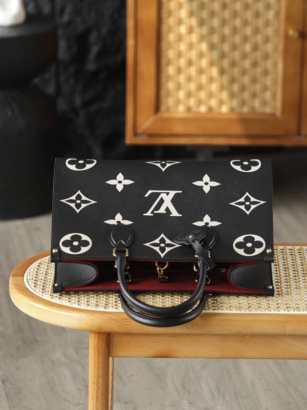 LV OnTheGo MM Bicolor Monogram Empreinte Bag - 10A Mirror Version