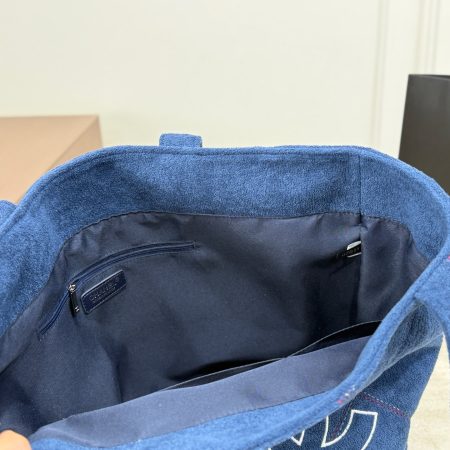 Chanel Denim Tote Bag - Image 9