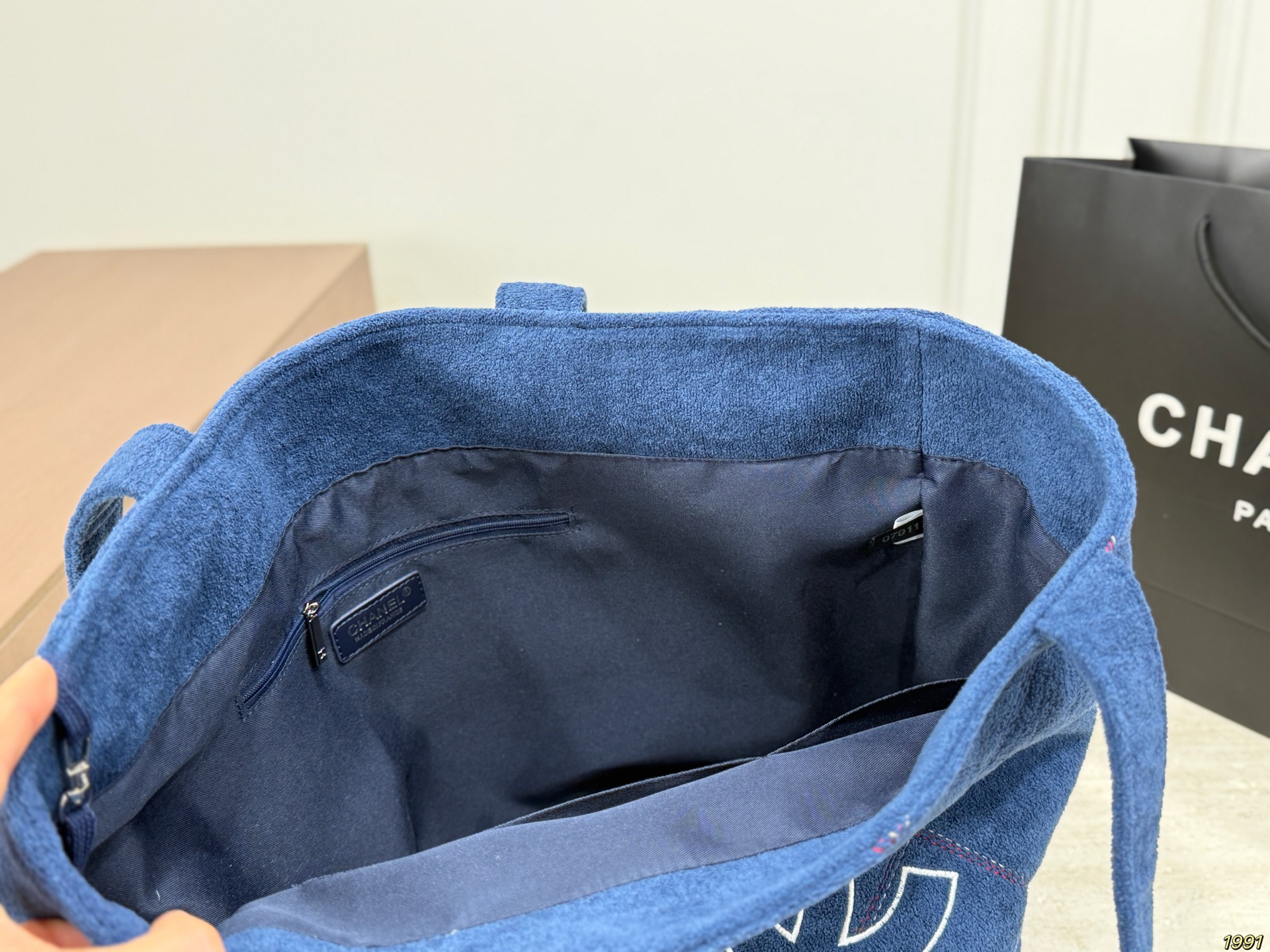 Chanel Denim Tote Bag - Image 9