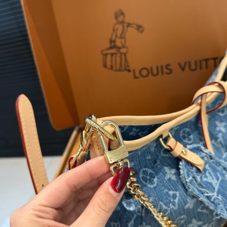 LV Carryall Cargo PM Monogram Denim Bag - Image 8