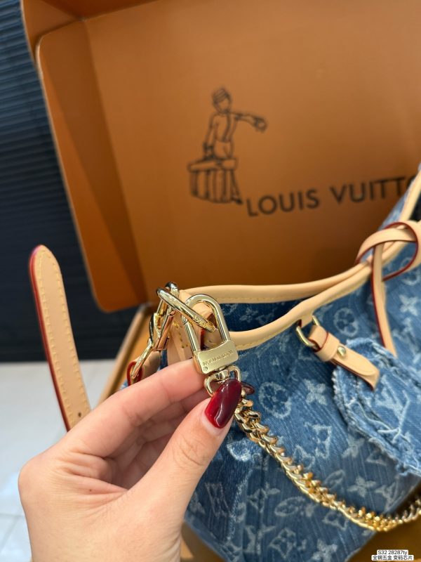 LV Carryall Cargo PM Monogram Denim Bag