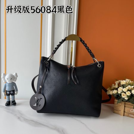LOUIS YUITTON BEAUBOURGHOBO MM MAHINA BLACK32CM M56073