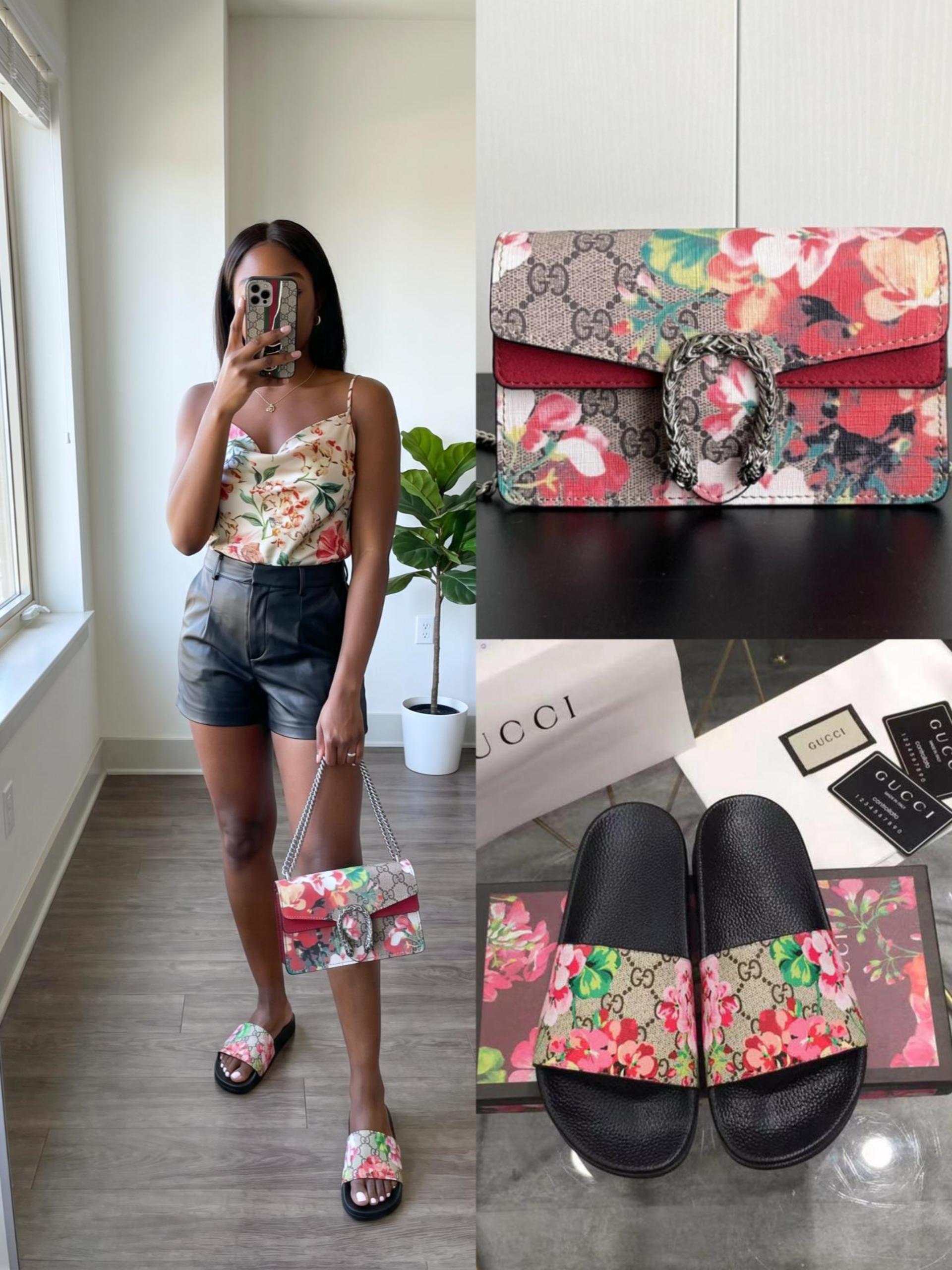 Gucci Shoes & Bag Set - Image 1