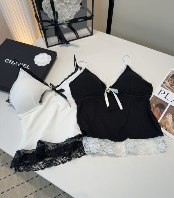 Chanel Swim Lace Top